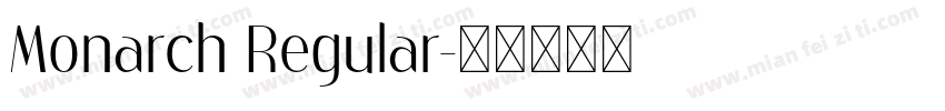 Monarch Regular字体转换